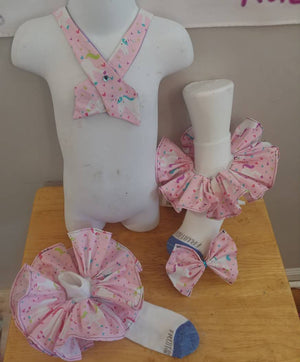Happy face ,vamp girl. school birthday school tie  Bowtie socks and hair bow headband This can be added to an y tutu outfit except the tutu dr. ..