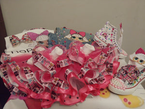 Lol doll  ribbon tutu complete outfit in a box. Any birthday theme