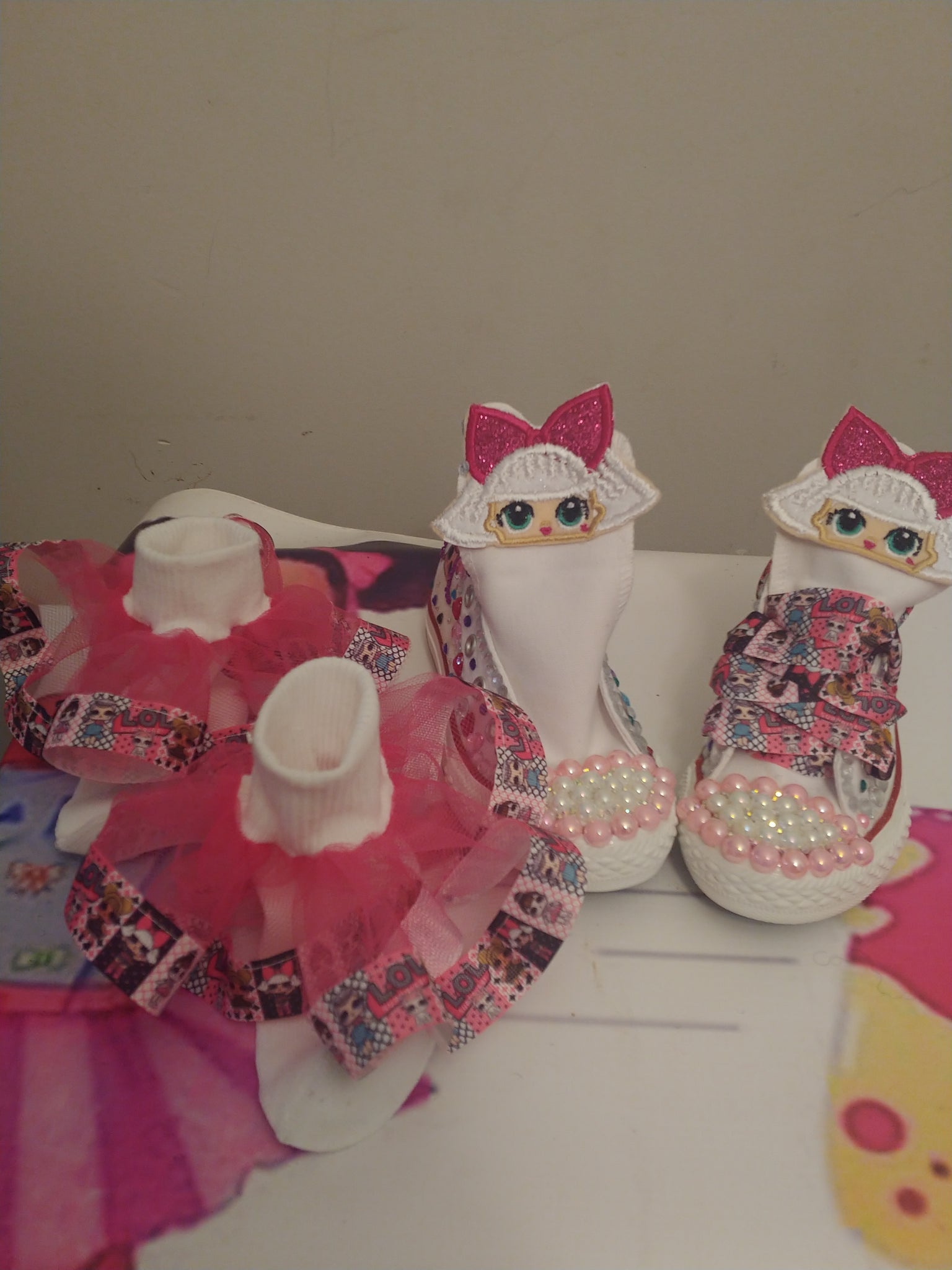 Lol doll  ribbon tutu complete outfit in a box. Any birthday theme