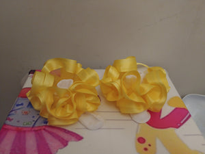 Double layer tulle ribbon nesha's socks
