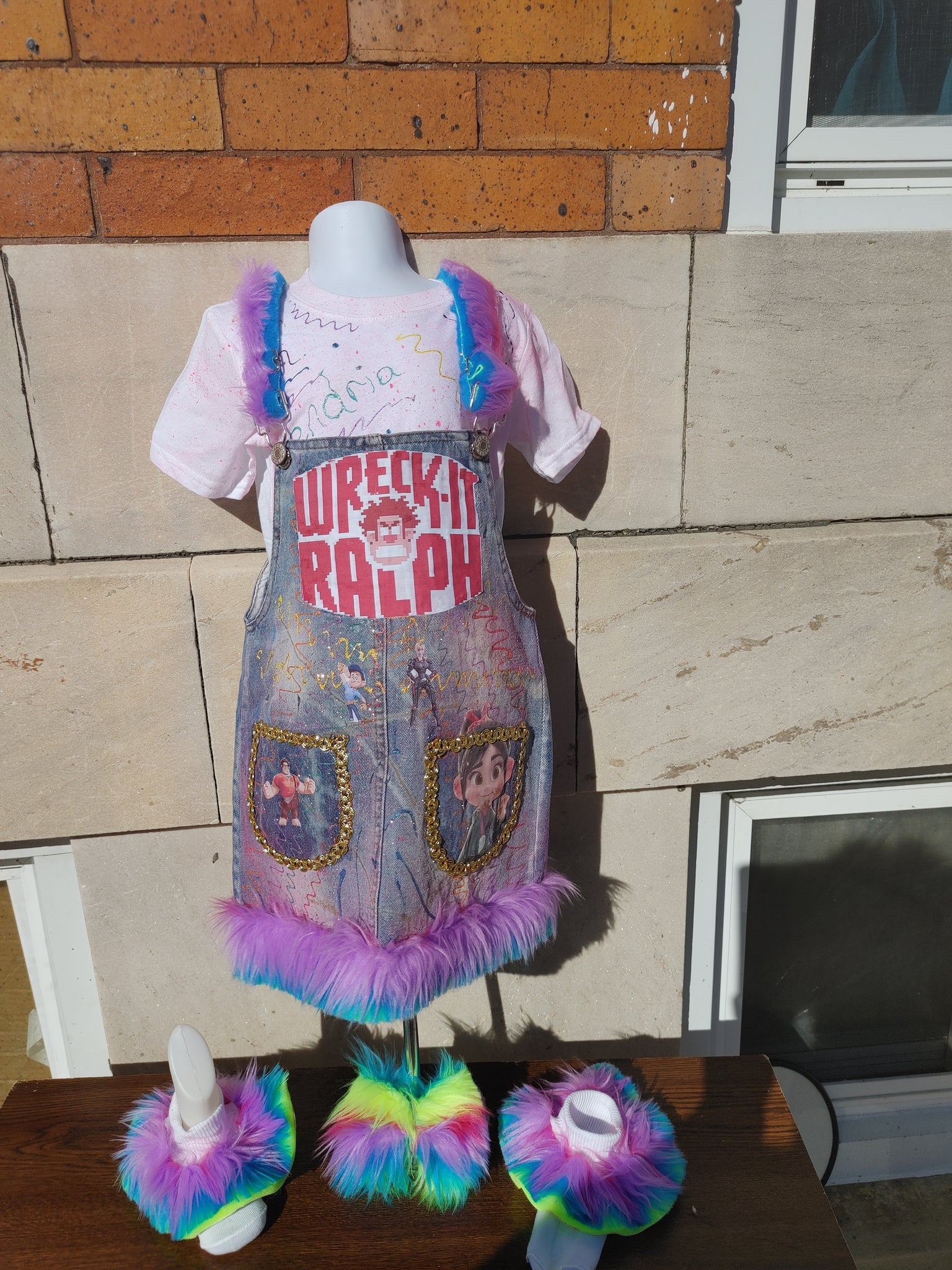 Paint splatter jumper boy/girl (shorts. Skirt. Pants)