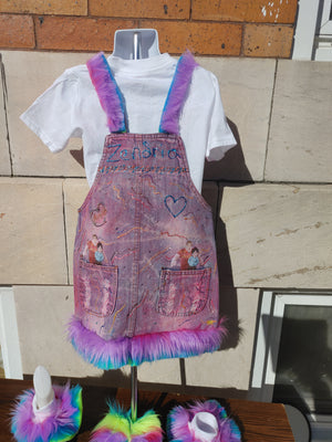 Paint splatter jumper boy/girl (shorts. Skirt. Pants)
