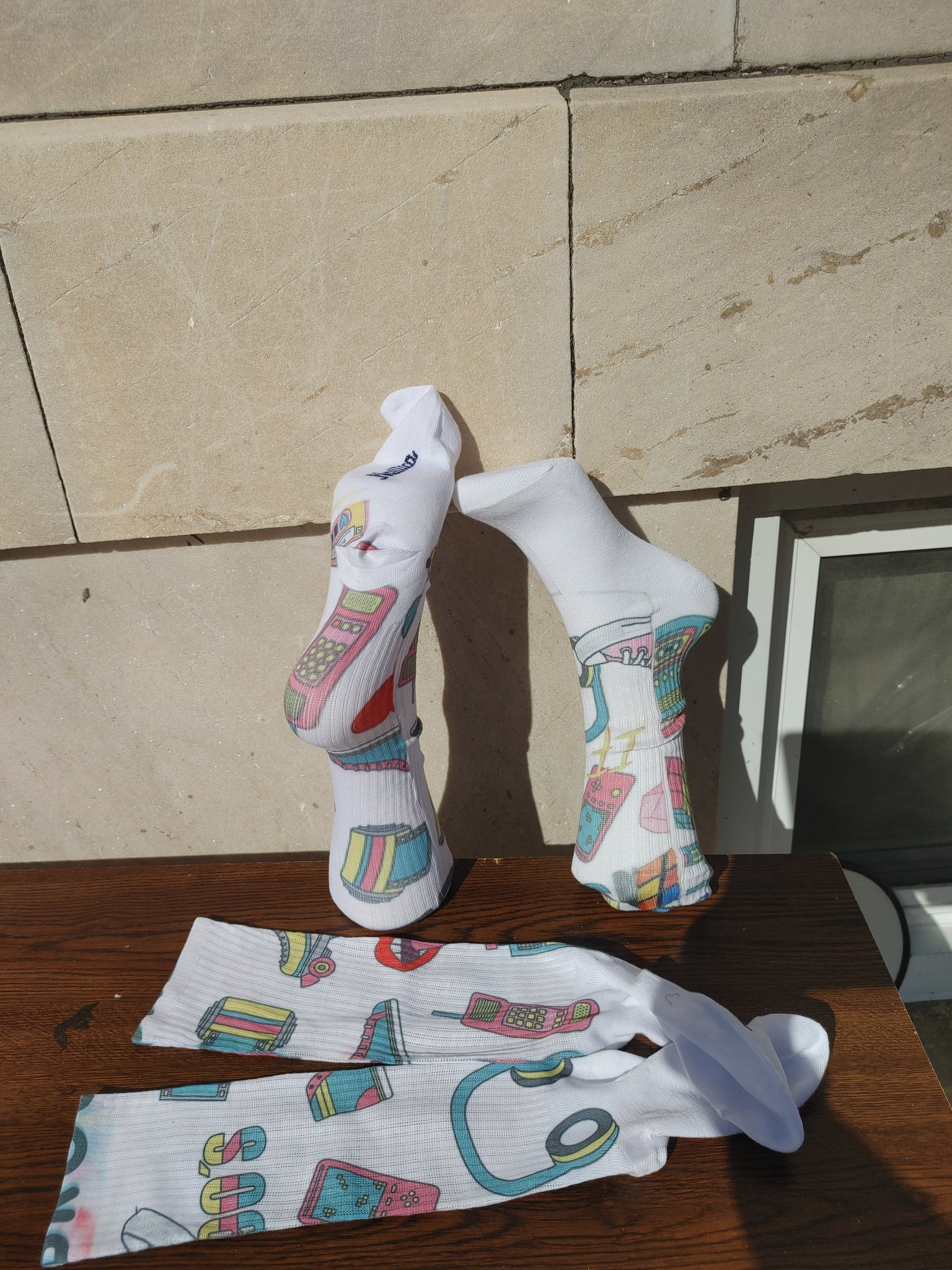 Custom Unisex socks no ribbon, no lace