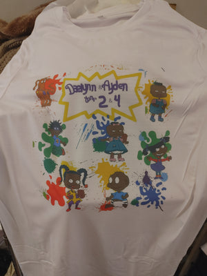 Custom shirts (sublimation or non vinyle transfer iron on)
