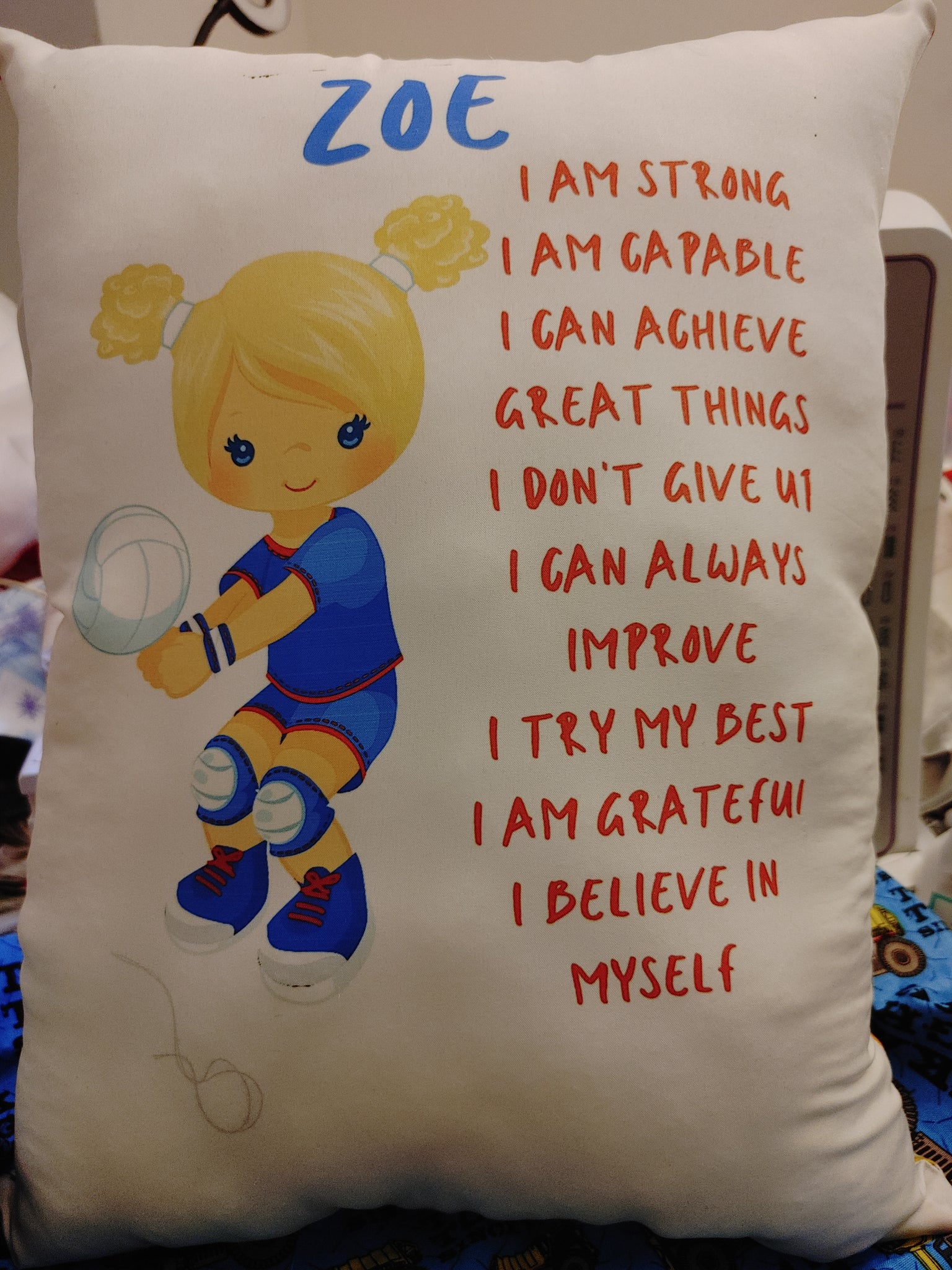 gifts "I AM" custom pillow. Please read description all the way to the end