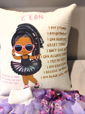 gifts "I AM" custom pillow. Please read description all the way to the end