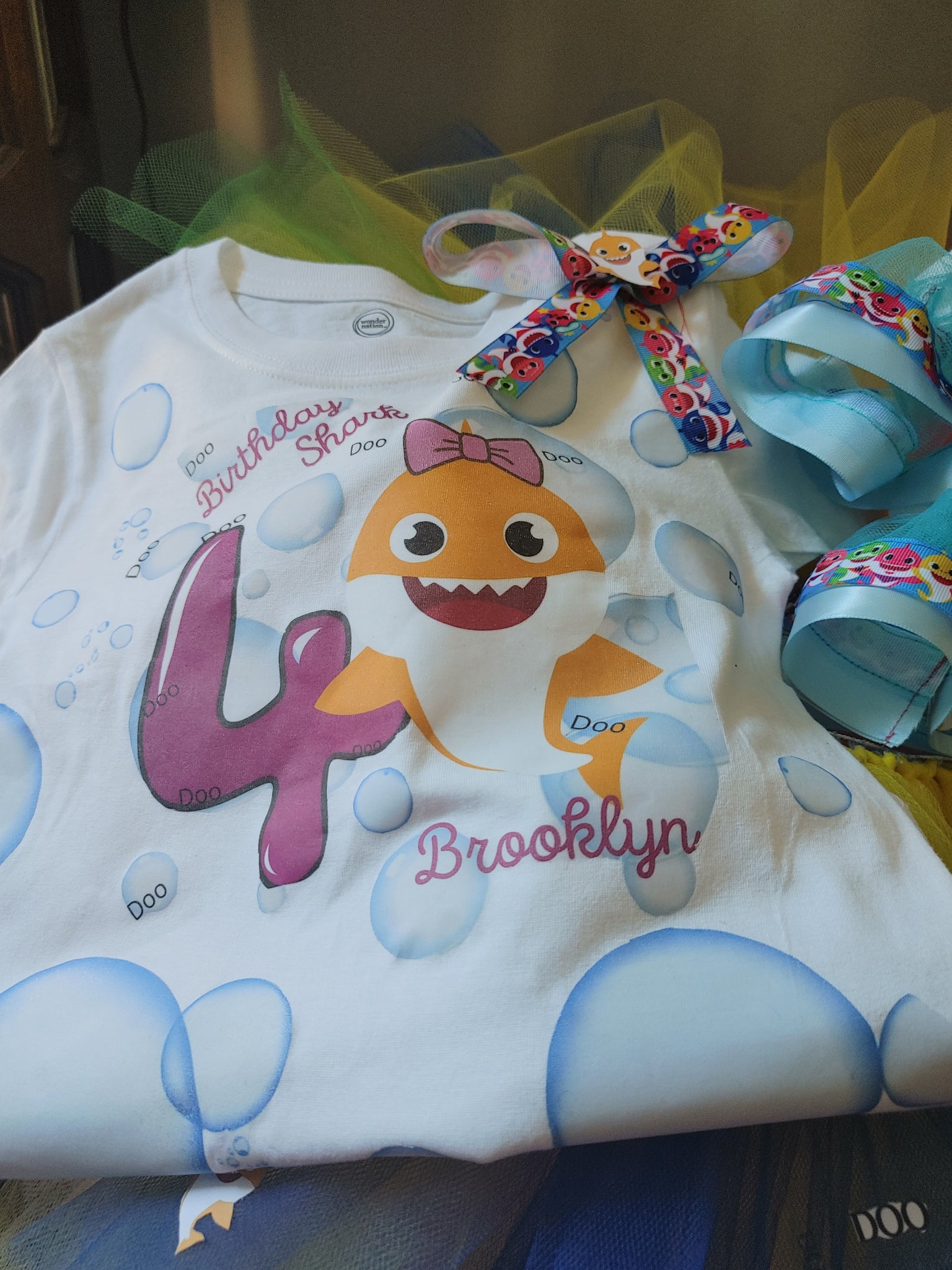 Melon, shark tutu outfit event, pj,doo