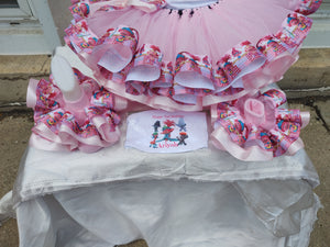 Double layer tulle ribbon nesha's socks
