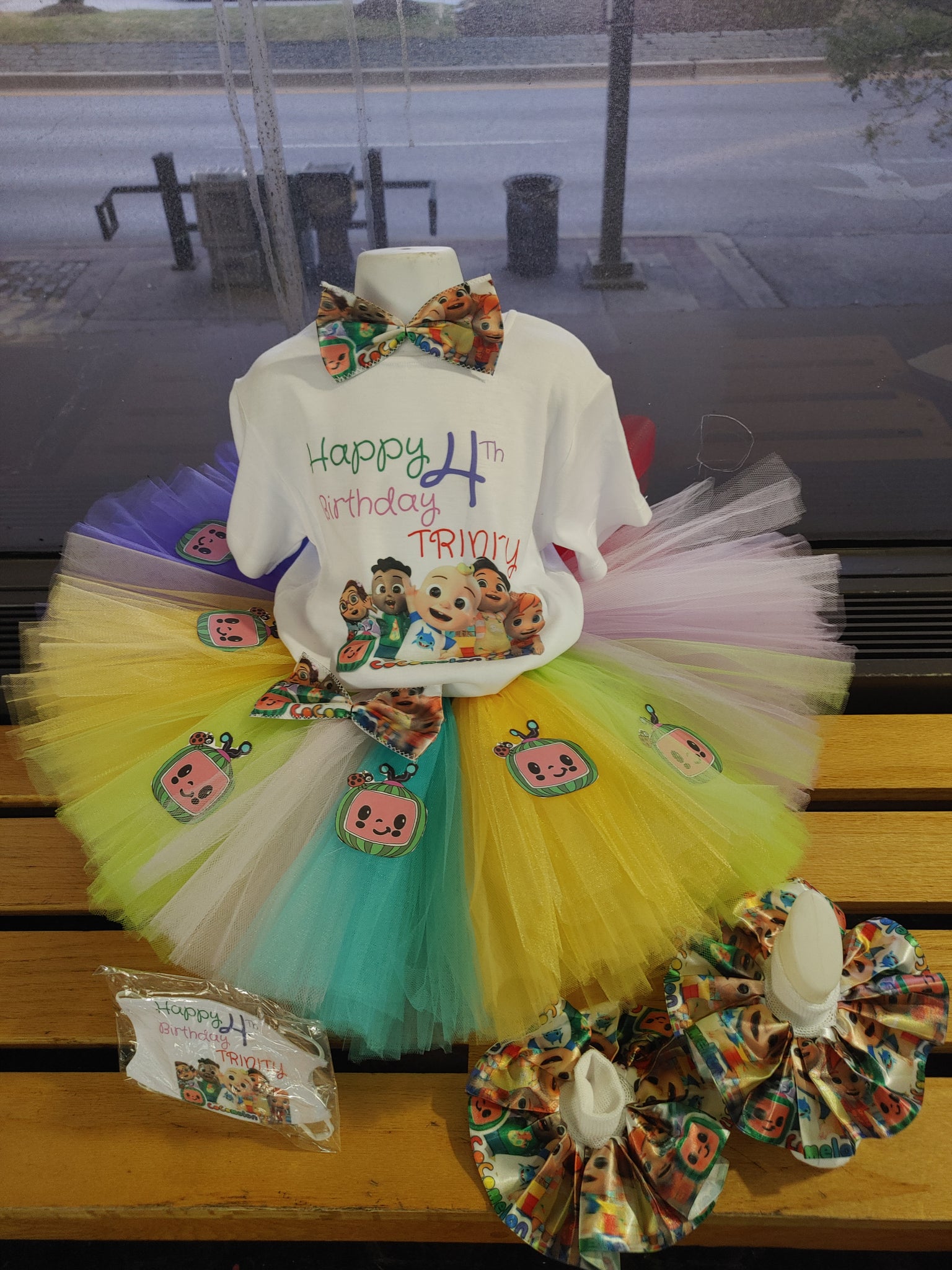 Melon, shark tutu outfit event, pj,doo