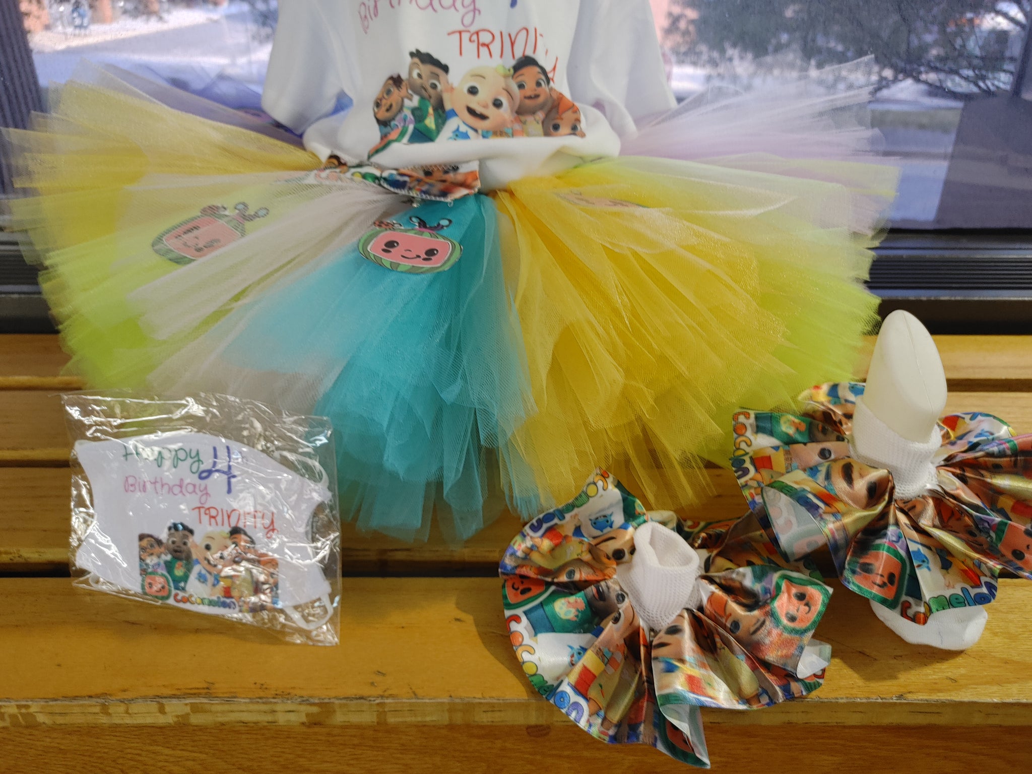 Melon, shark tutu outfit event, pj,doo
