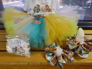Melon, shark tutu outfit event, pj,doo