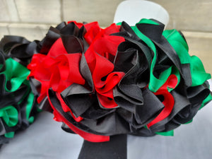 Double Ribbon tulle nesha's socks. All children sizes. Birthday.Church. School