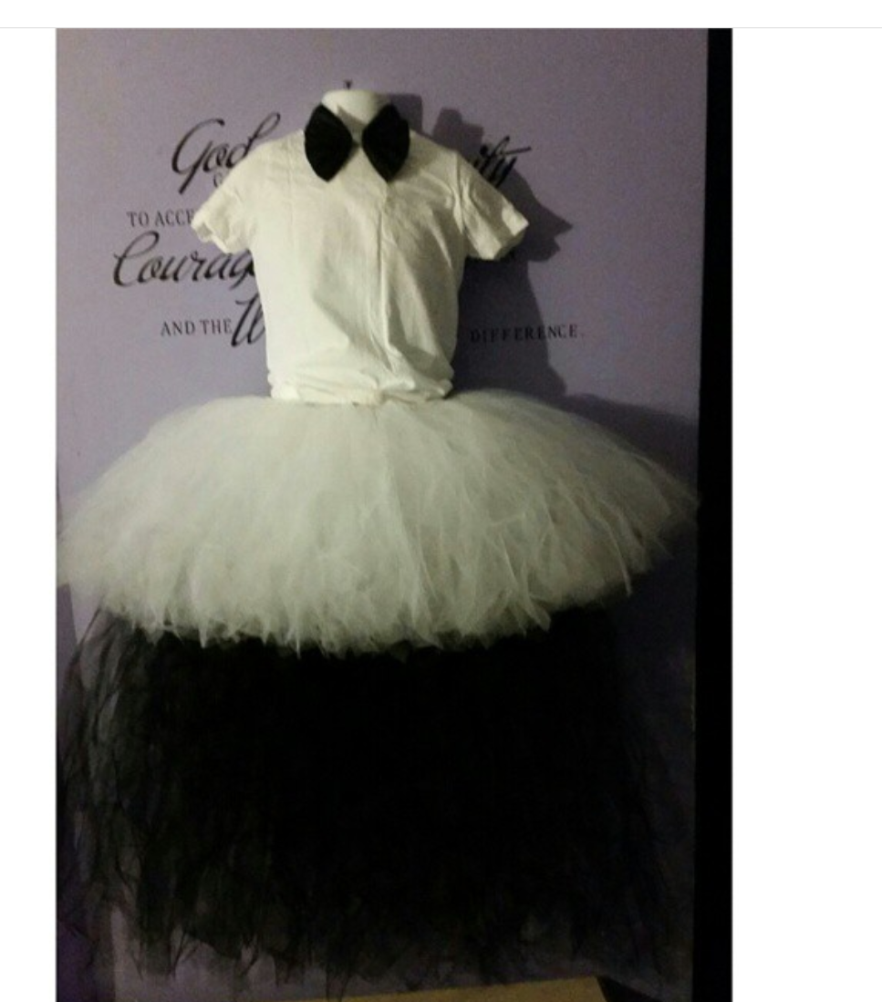 High low 1 layer tutu set