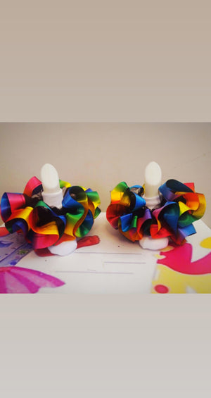 Ribbon  trim tulle.  nesha's socks. All children sizes. Birthday.Church. School
