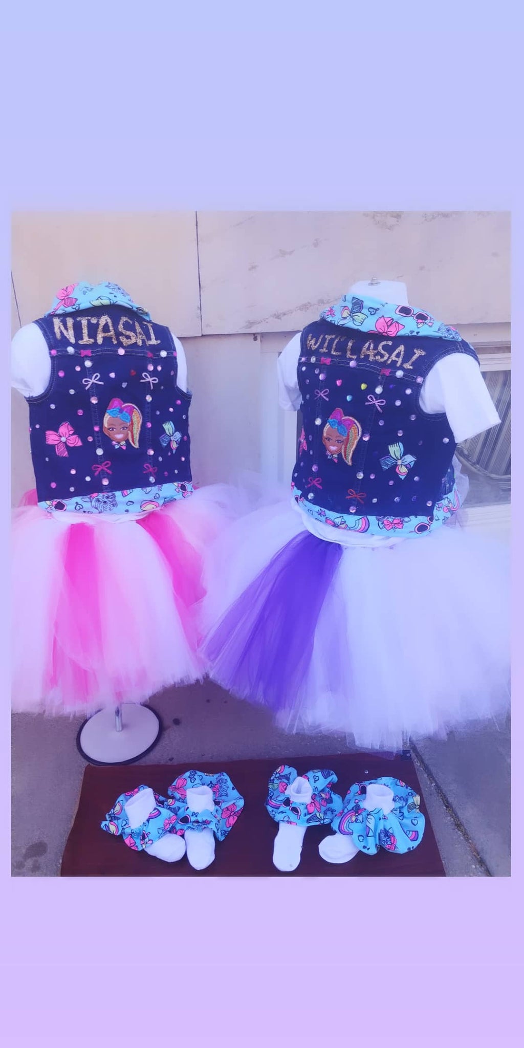 Personalized brown girl magic jojo tutu jacket