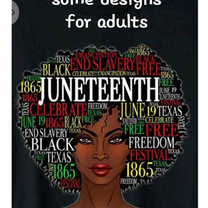 Juneteenth / black pride  shirts