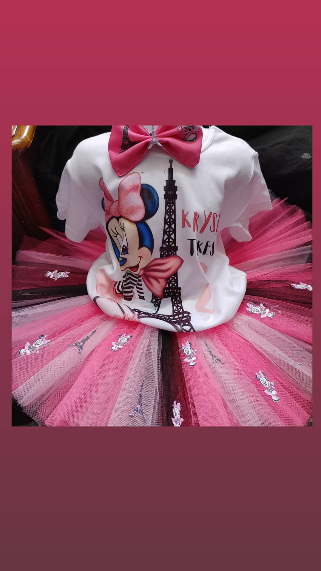 Minnie mouse tutu outfit