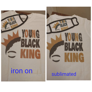 Custom shirts (sublimation or non vinyle transfer iron on)