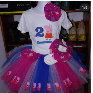 lil girl Princess and toad tutu outfit event,  all about me birthday bat, man. Heros, pig, ice , doll, comics, the color crew
