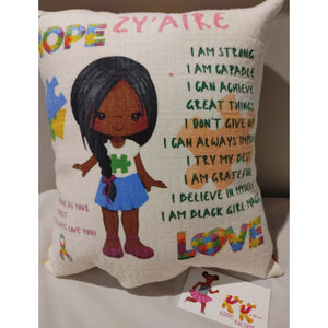 gifts "I AM" custom pillow. Please read description all the way to the end