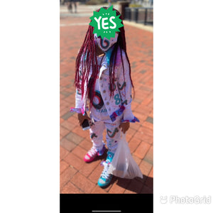 Girl Any theme tiktok baby shark jean pants or jean shorts or skirt