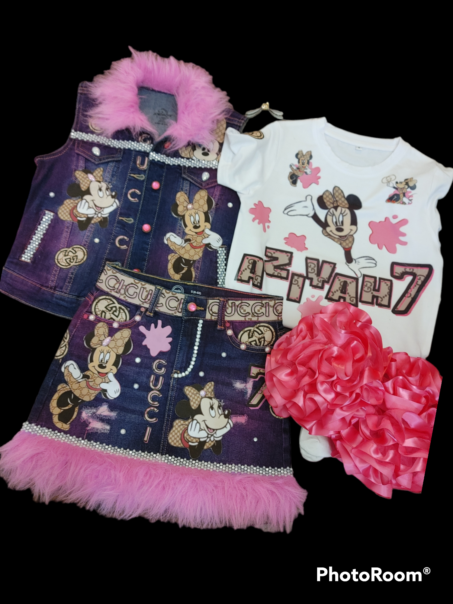 Girl Any theme tiktok baby shark jean pants or jean shorts or skirt