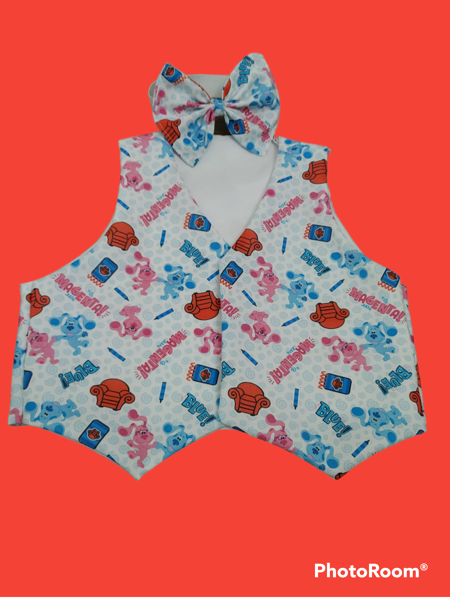 Child Vest and bowtie only. Any style bowtie any character