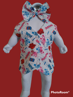 Child Vest and bowtie only. Any style bowtie any character