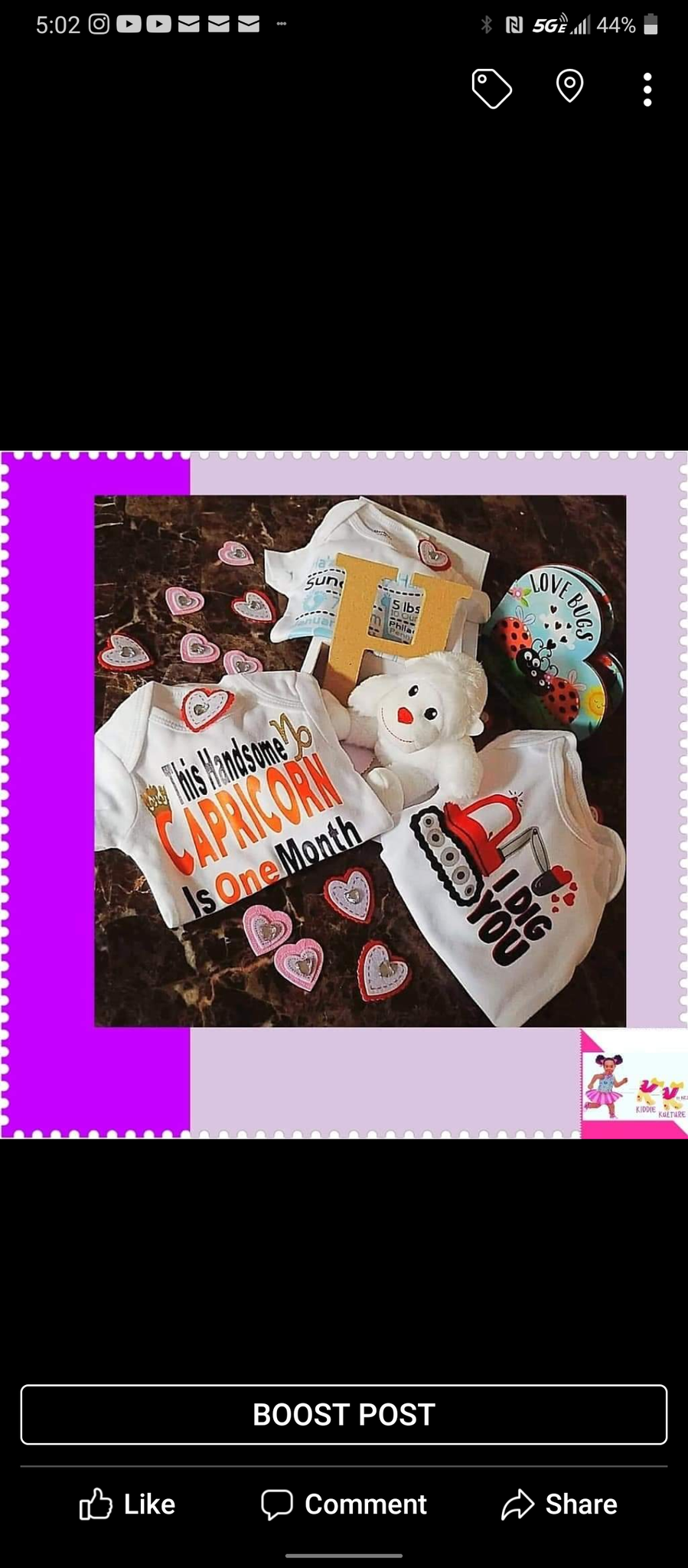 Newborn boy subcription box