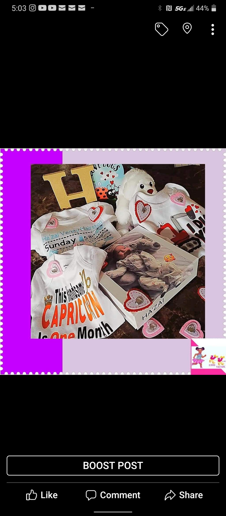 Newborn boy subcription box