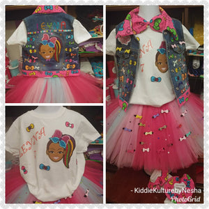Personalized brown girl magic jojo tutu jacket