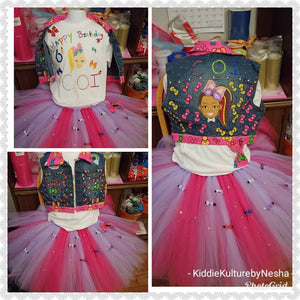 Personalized Brown girl magic or a brown Jo inspired Jean vest jacket birthday gift.