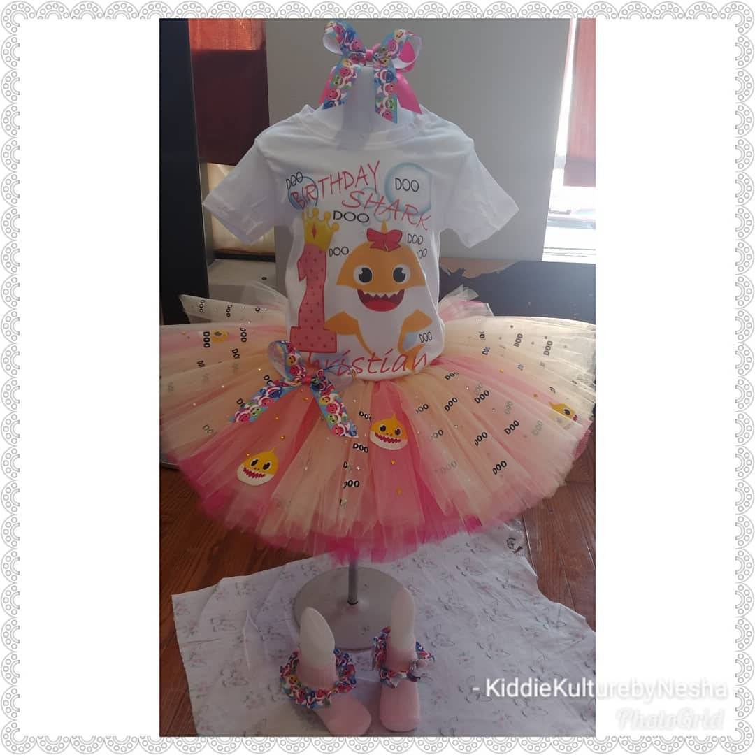 Melon, shark tutu outfit event, pj,doo