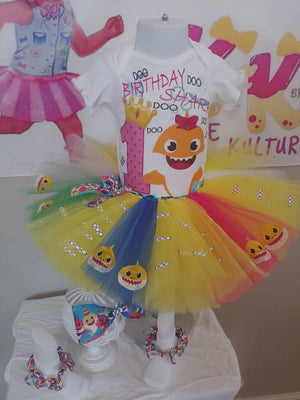 Melon, shark tutu outfit event, pj,doo