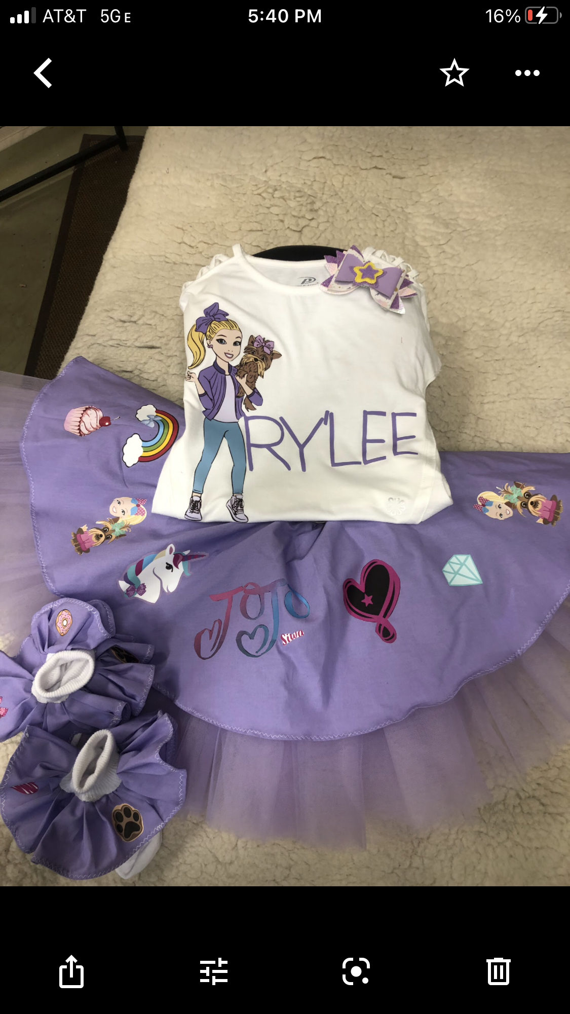 Tulle linning for children