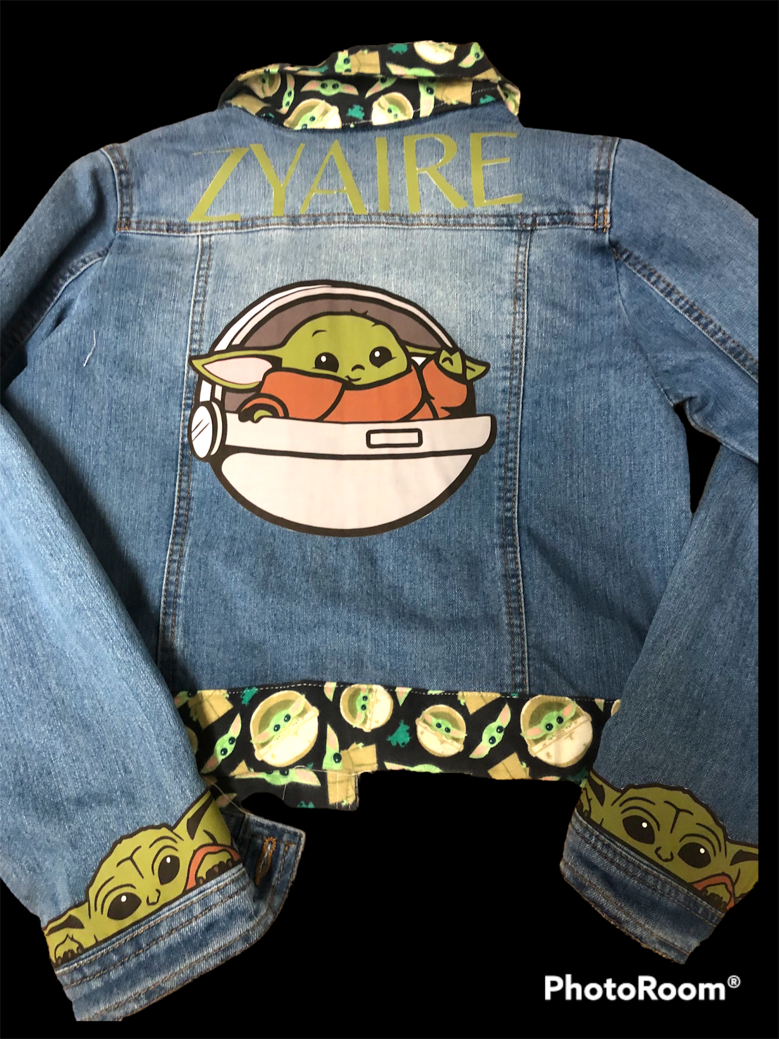 Jean vest or jacket with no bling